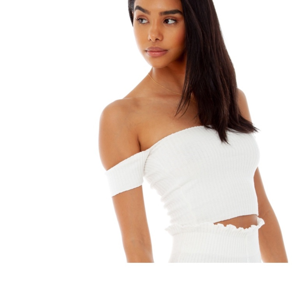 Are You Am I Minka Top White Size Small